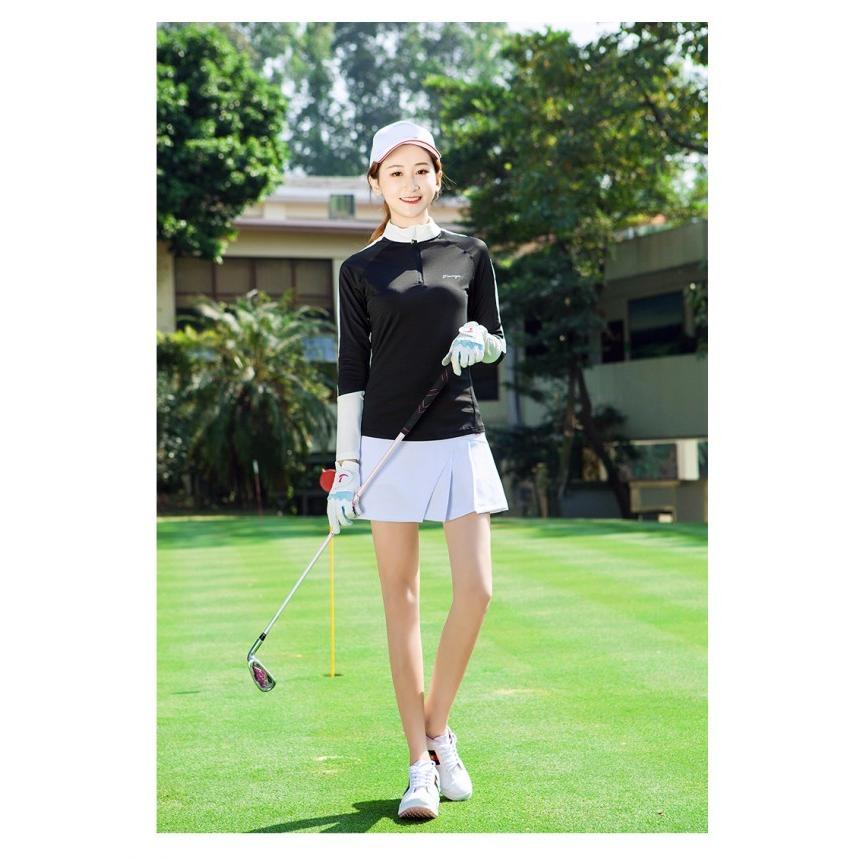 ゴルフウェア 無地 春夏 ゴルフウェア レディース トップス 半袖 プリーツスカート ミニ丈スカート ゴルフスカート ショート丈 193gzsjx131 Landanstar 通販 Yahoo ショッピング