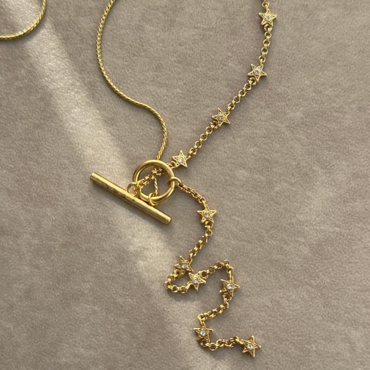 ADER. bijoux アデルビジュー TINY STAR grigri 2way raliet ラリエット ネックレスの画像