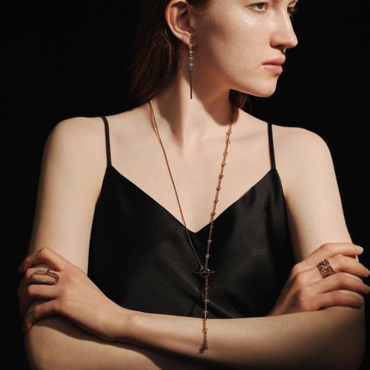 ADER. bijoux アデルビジュー TINY STAR grigri 2way raliet ラリエット ネックレスの画像