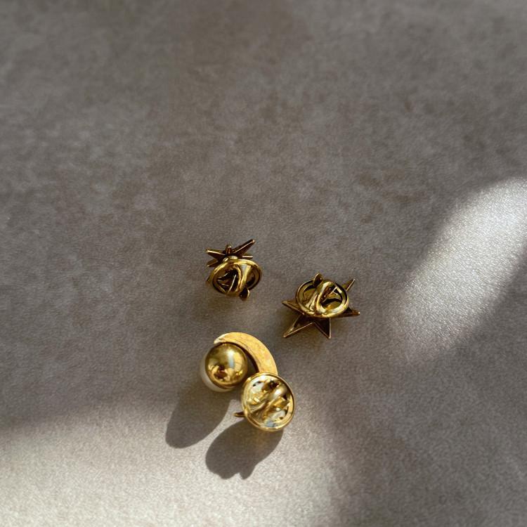 ADER. bijoux アデルビジュー MOON＆STAR brooch 3 set/ブローチ