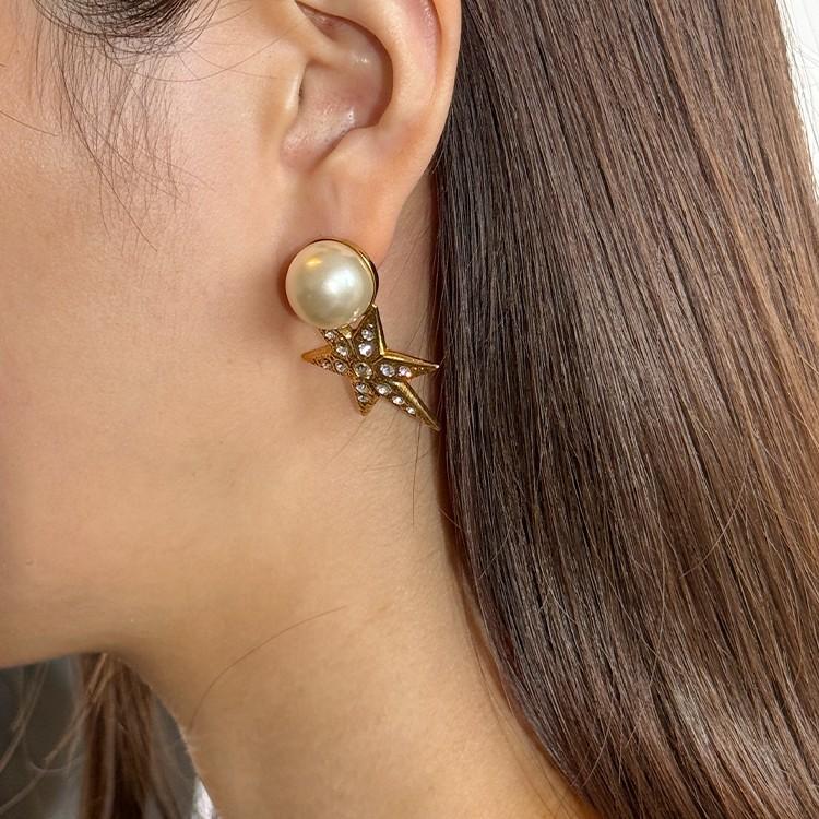 ADER.bijoux（アデル ビジュー） STAR pearl ピアス/イヤリング