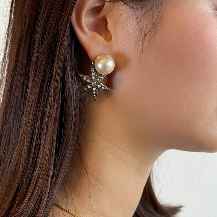 ADER.bijoux（アデル ビジュー） STAR pearl ピアス/イヤリング