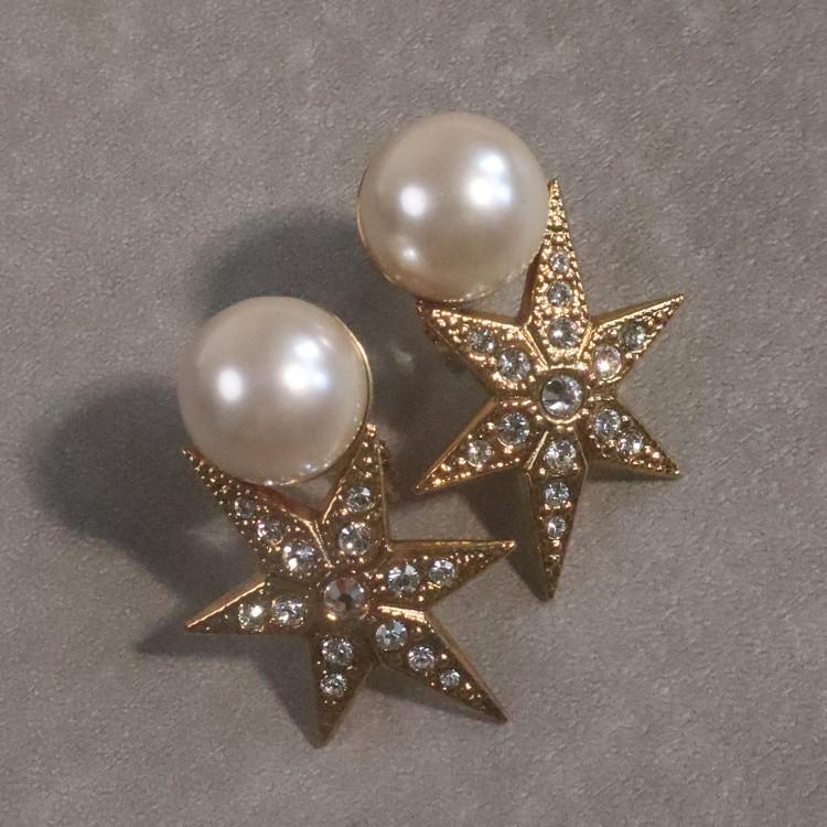 ADER.bijoux（アデル ビジュー） STAR pearl ピアス/イヤリング