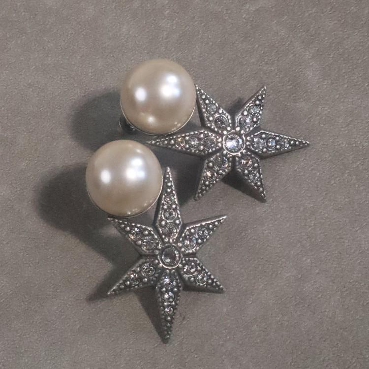 ADER.bijoux（アデル ビジュー） STAR pearl ピアス/イヤリング