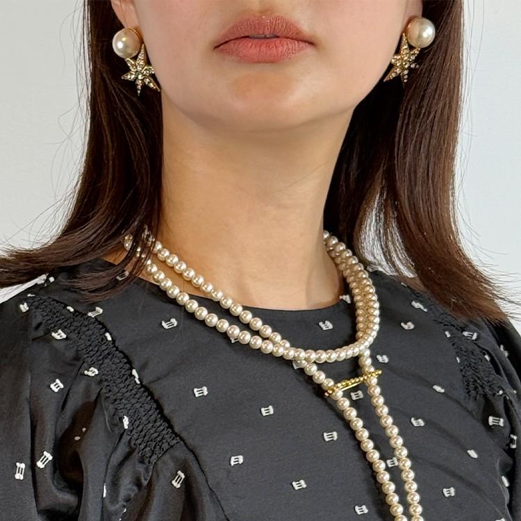 ADER.bijoux（アデル ビジュー） STAR pearl ピアス/イヤリング