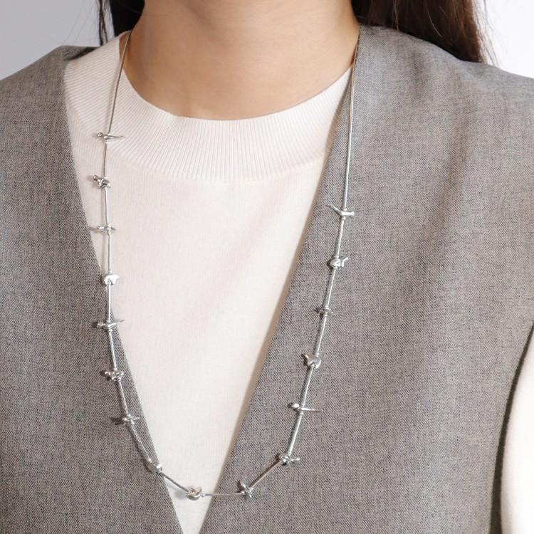 harpo ハルポ フェティッシュネックレス シルバー 約65センチ Harpo（アルポ） ハルポ Fetish フェティッシュ ANIMALS ネックレス