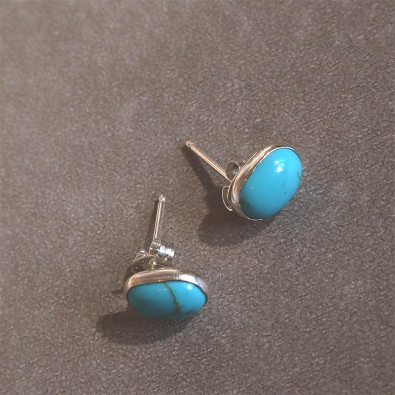 HARPO ハルポ  TURQUOISE ピアス 一粒 ターコイズ シルバー | Harpo | 05