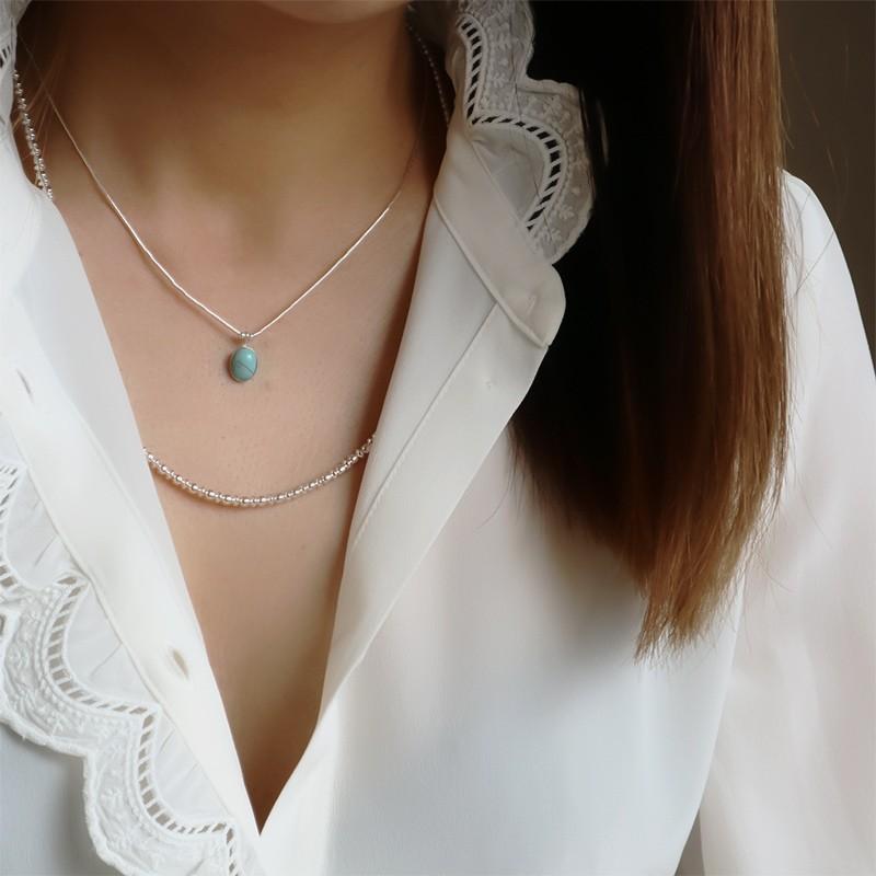 Harpo（アルポ） ハルポ TURQUOISE TOP ネックレス 一粒 ターコイズ