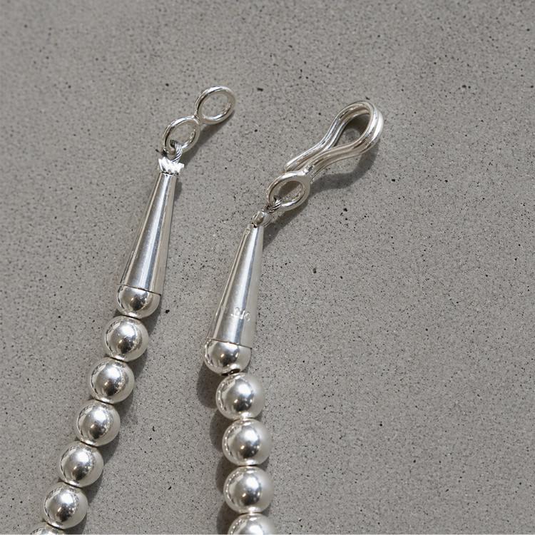HARPO ハルポ SILVER BOULE  5mm×40cm ネックレス シルバーパール ナバホ パールの画像
