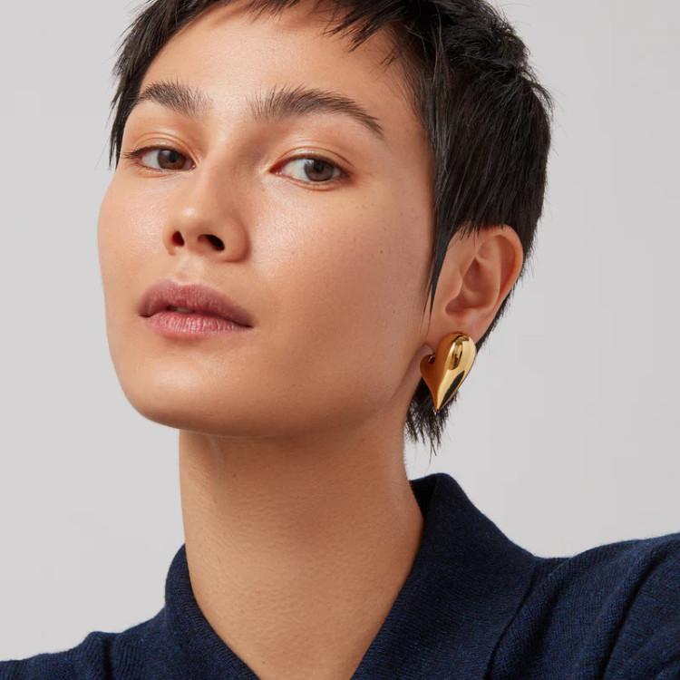 JENNYBIRD（ジェニーバード） Art Heart Puff ふっくら ハートピアス