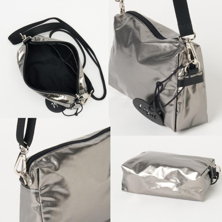 ジャックゴム　ライト　ミニショルダーバッグ　メタル　シルバー jack gomme（ジャックゴム） MINI LIGHT ORIGINAL ショルダーバッグ