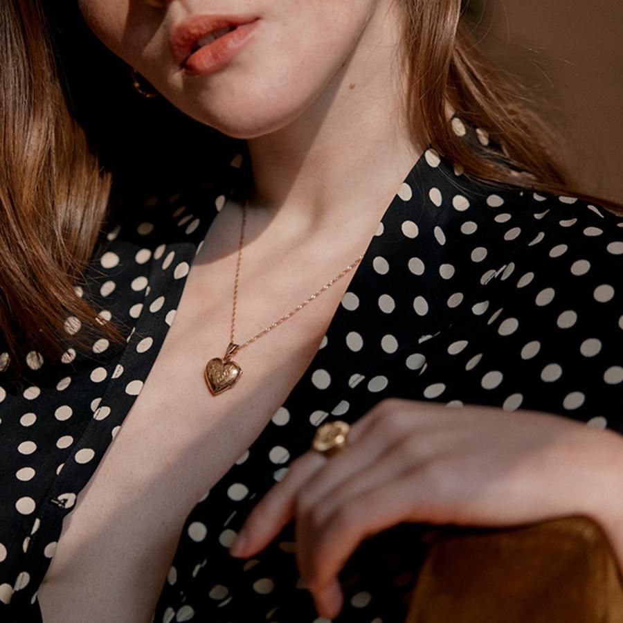 LOUISE DAMAS ルイーズダマス Eve medal heart pendant ハート ネックレス ロケット_3
