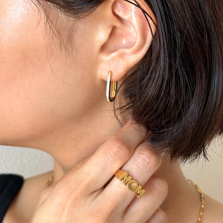 MARIA BLACK（マリアブラック） Kastellet ピアス ゴールド 片耳