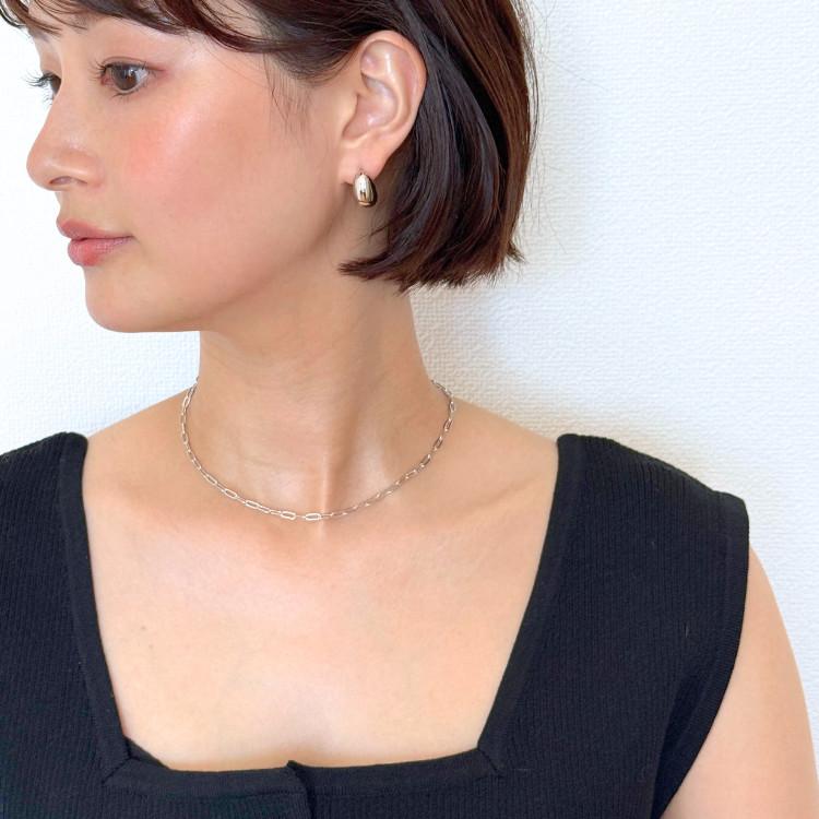 MARIA BLACK マリアブラック Gemma Silver ネックレス 50cm シルバーの画像