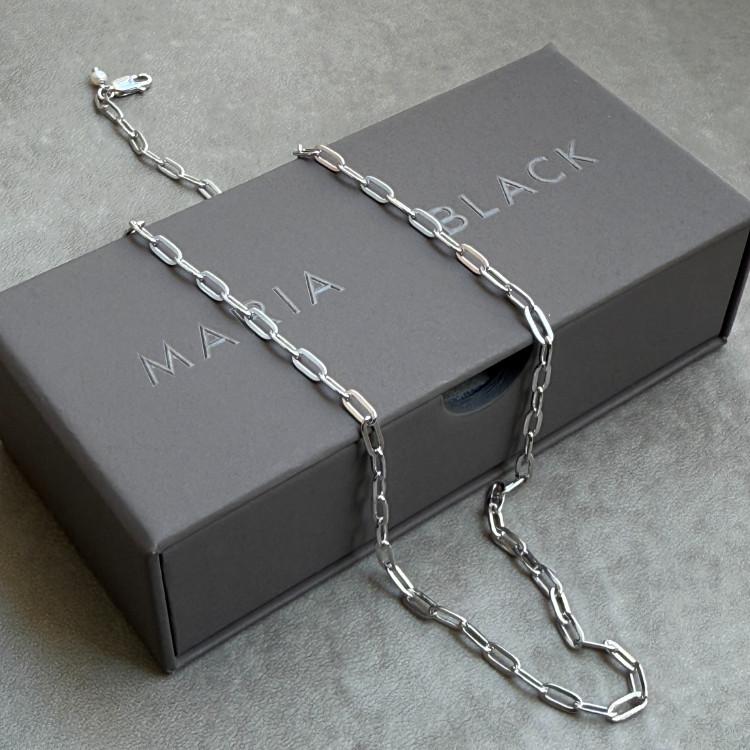 MARIA BLACK マリアブラック Gemma Silver ネックレス 50cm シルバーの画像