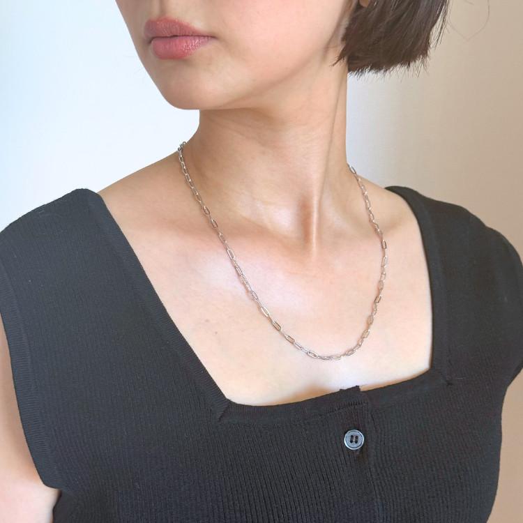 MARIA BLACK マリアブラック Gemma Silver ネックレス 50cm シルバーの画像