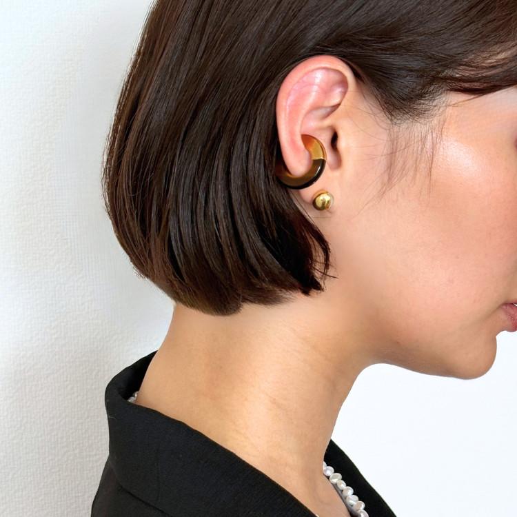 Preek プリーク UKISHIMA TIGER EYE EAR CUFF タイガーアイ イヤーカフ