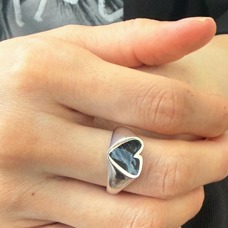 PREEK プリーク Rough Heart Stone リング Pietersite ピーターサイトの画像