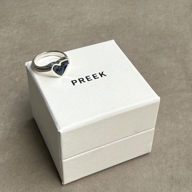 PREEK プリーク Rough Heart Stone リング Pietersite ピーターサイトの画像