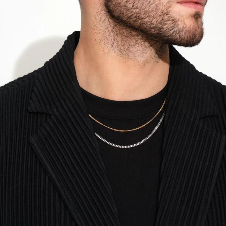 TOM WOOD トムウッド Curb Chain M ネックレス シルバー メンズ TOM WOOD トムウッド Curb Chain M ネックレス シルバー メンズ