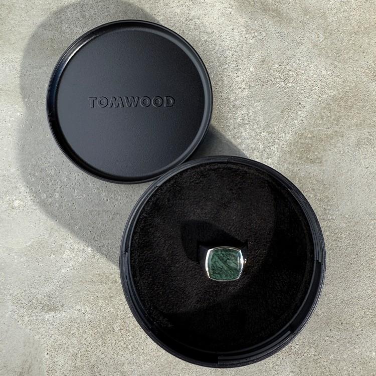 TOM WOOD TOMWOOD トムウッド Cushion Green Marble シグネット TOM WOOD TOMWOOD トムウッド Cushion Green Marble シグネット