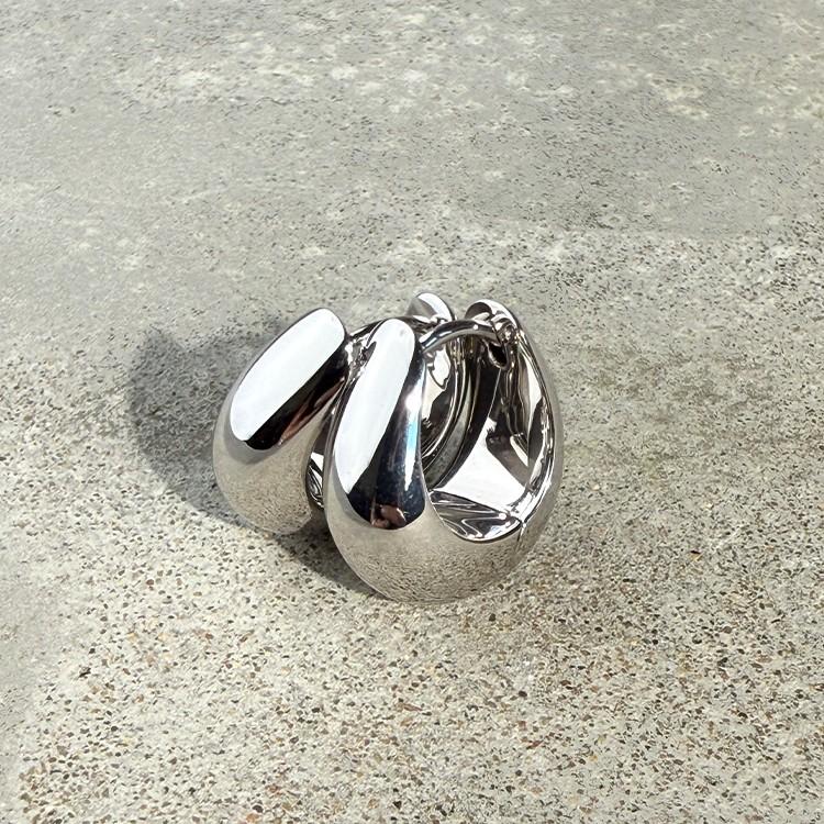 TOM WOOD（トムウッド） Ice Hoops Small Silver フープ ピアス