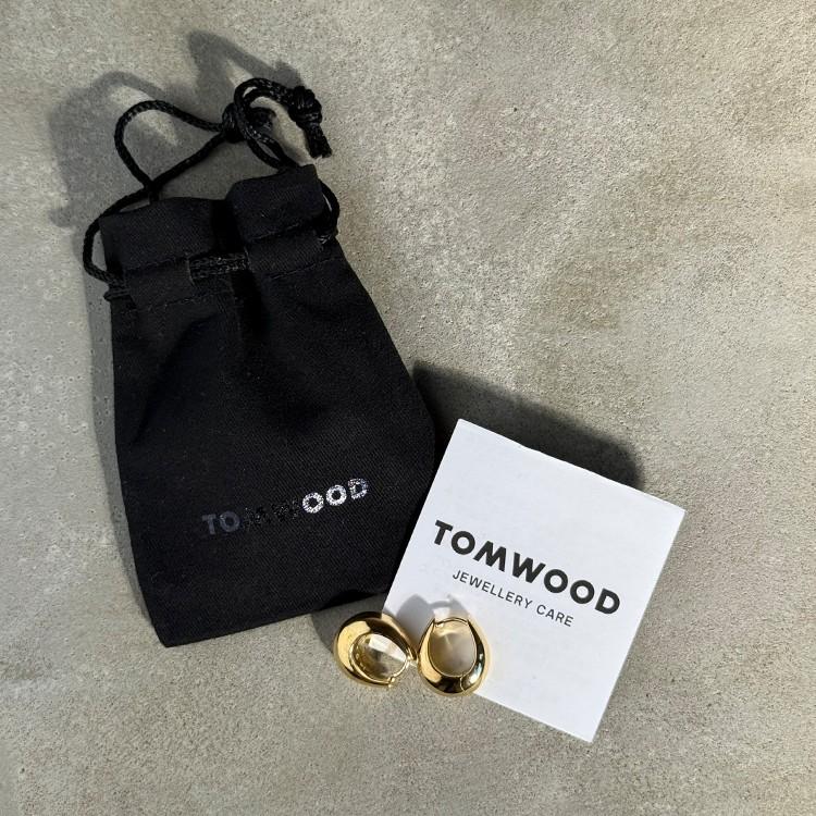 TOM WOOD（トムウッド） Ice Hoops Small Silver フープ ピアス