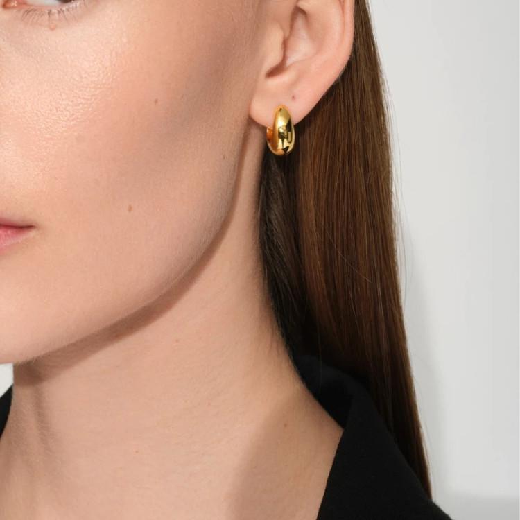 TOM WOOD（トムウッド） Ice Hoops Small Silver フープ ピアス