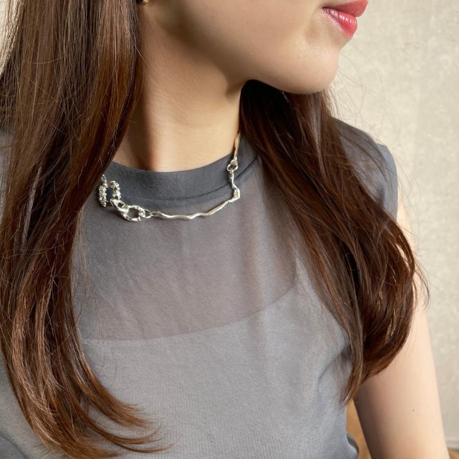 YOSTER ヨースター SILVER Electric Nest ネックレス ユニ YOSTER ヨースター SILVER Electric Nest ネックレス ユニ