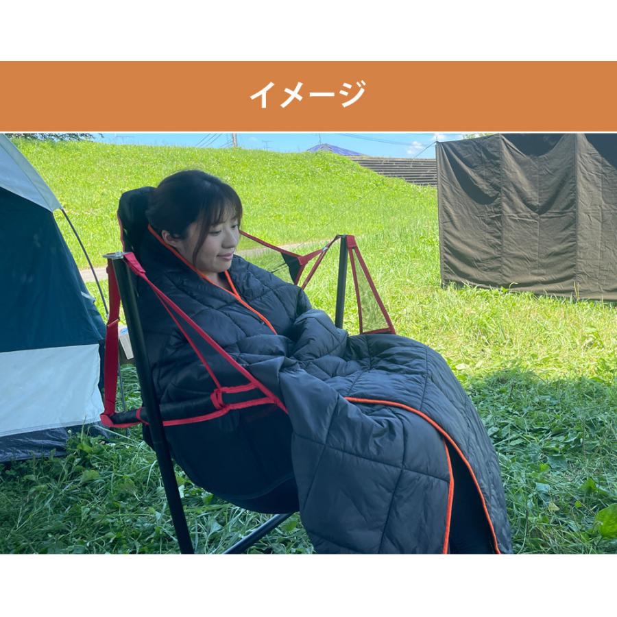 LANDFIELD ブランケット 大判 200×140cm アウトドア 丸洗いOK ひざ掛け