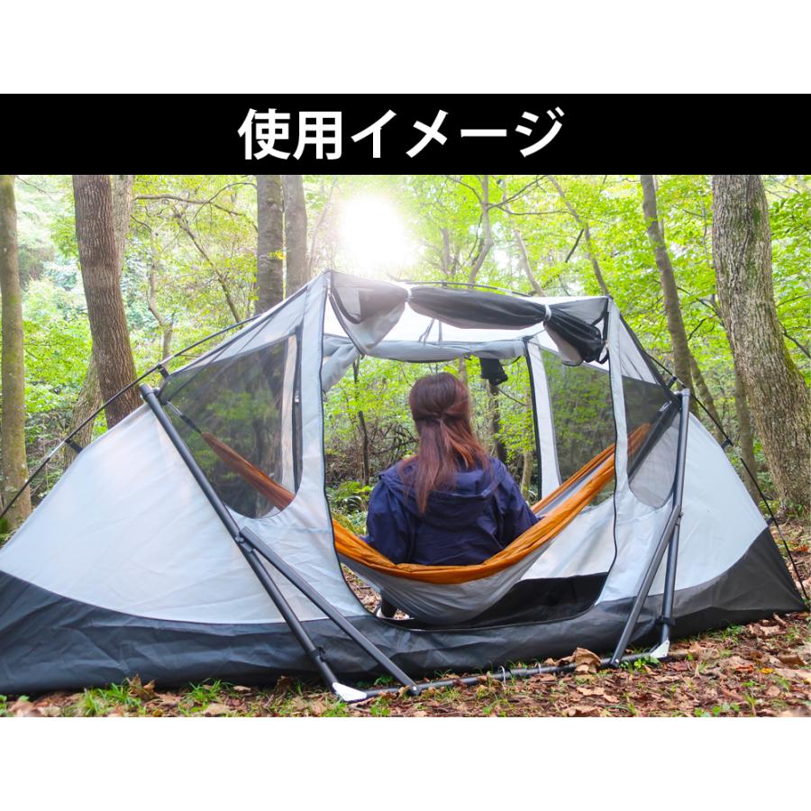 LANDFIELD テント 一人用 ハンモック ハンモックテント フライ LANDFIELD テント 一人用 ハンモック ハンモックテント フライ