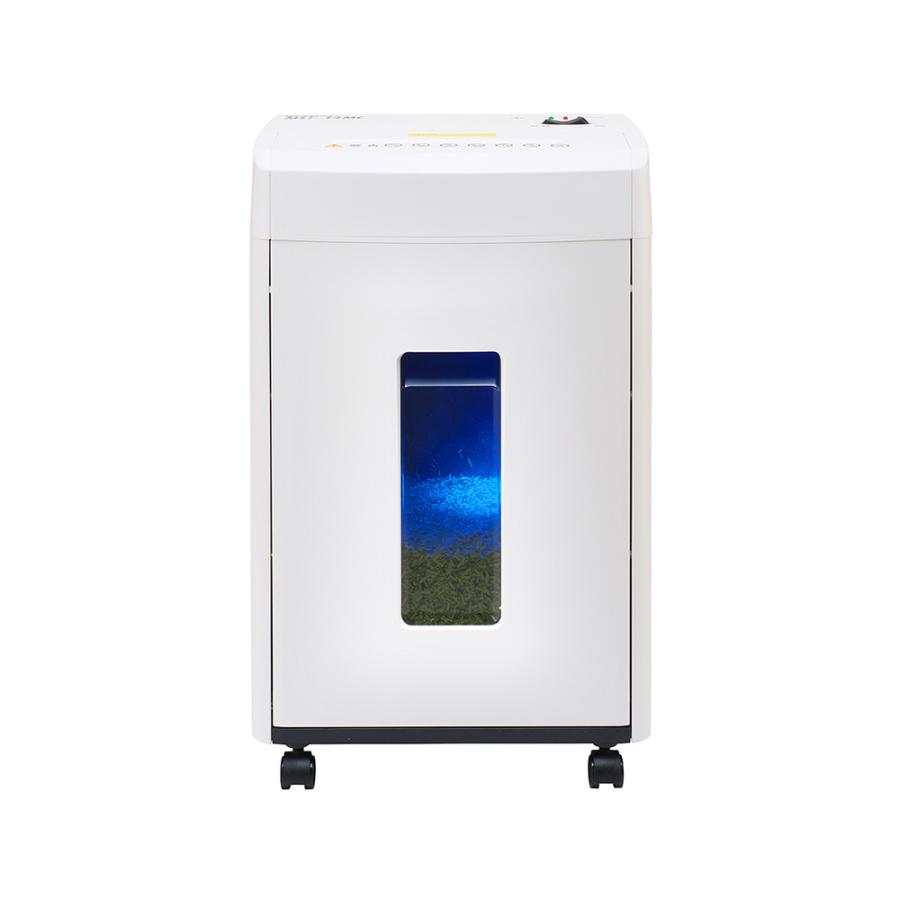 明光商会 シュレッダー 業務用 家庭用 A4 小型 電動 マイクロカット 極小細断 MSE-14MC ホッチキス クリップ対応 14枚 26.5Lの画像