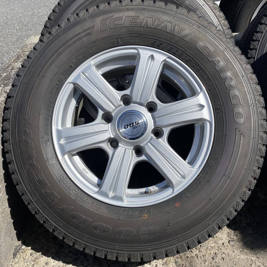 ハイエース 200系 アルミ-スタッドレスタイヤセット 195/80R15 107 
