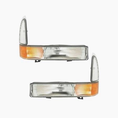 00-04 エクスカージョン F250 F350 ヘッドライト+コーナーレンズset 