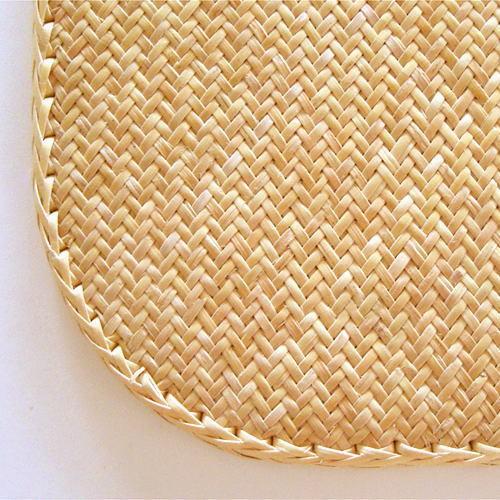 籐マット 籐あじろ 90×180cm 裏付 ナチュラル マット 玄関 洗面所 脱衣