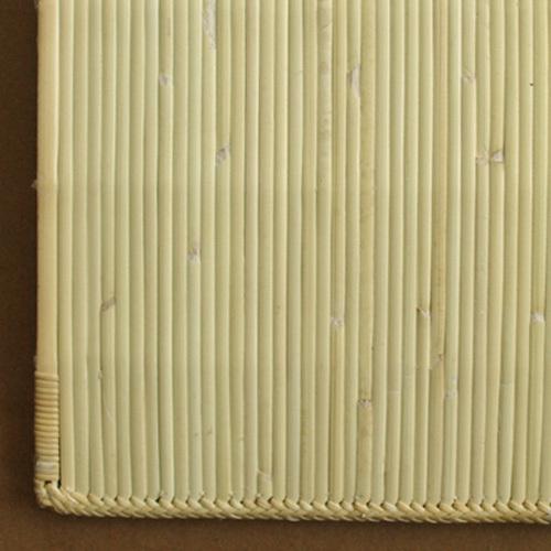 籐マット 籐むしろ 50×150cm 裏付 ブリーチ マット 廊下敷き和風