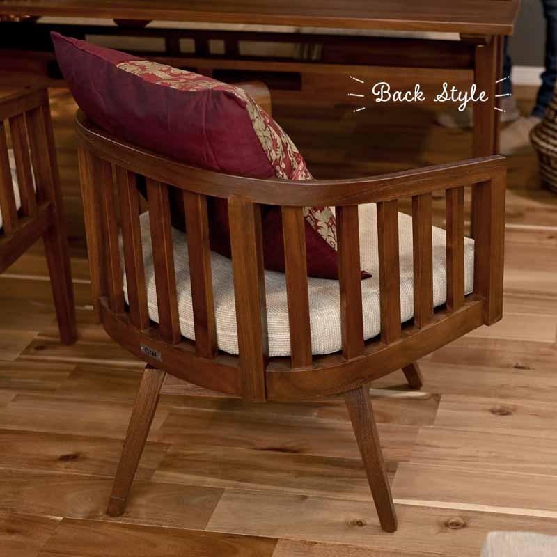 アジアン家具 回転チェア ダイニングチェア ソファダイニング