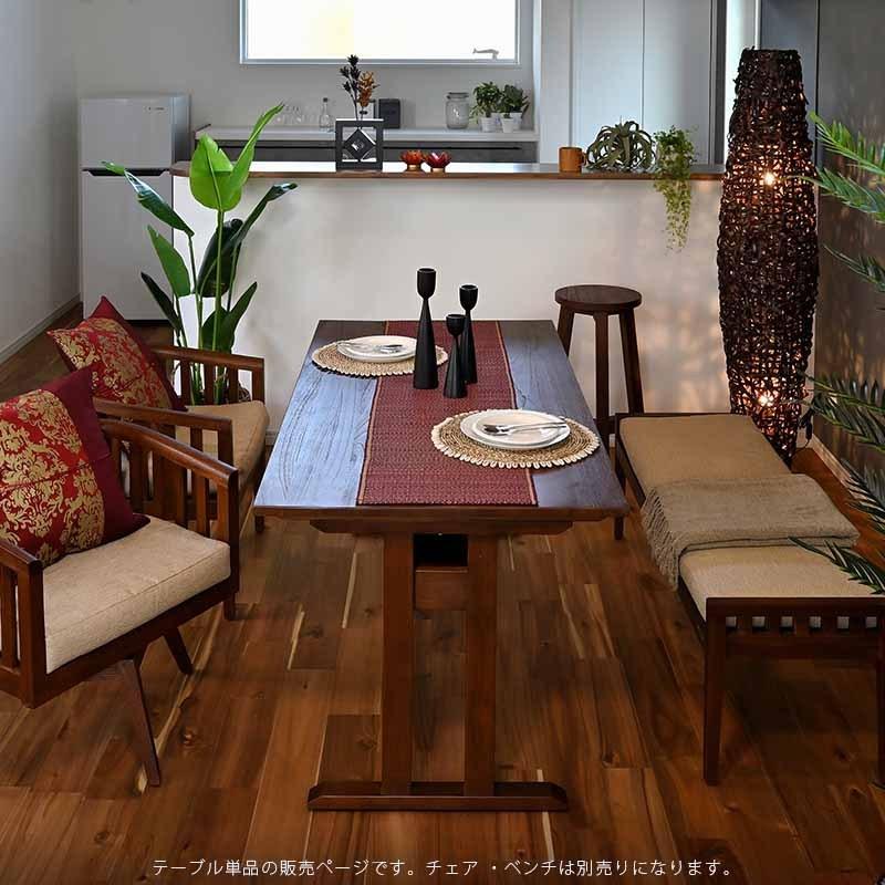 ローダイニング ダイニングテーブル アジアン家具 リゾート アジアン家具 天然木 バリ家具 ACT477KA 爆買 |  | 01