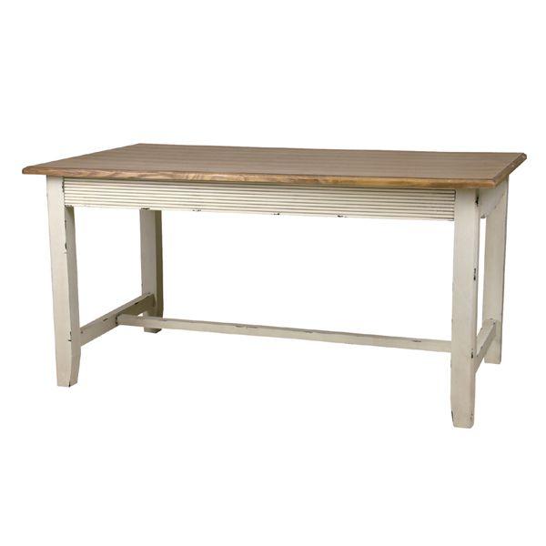 セレクト家具 北欧 ダイニングテーブル 机 ホワイト アンティーク フレンチ blossom AZCOL017 爆買 | 