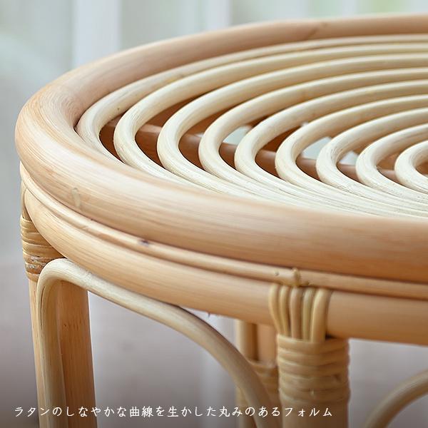 ラタン円形スツール クロス脚デザイン　ラタン家具　椅子　腰掛け　ラタン椅子 set4-c4181bk_800s_1.jpg