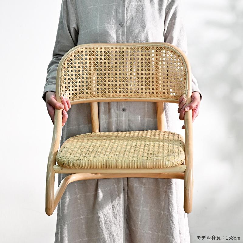 座椅子ラタンチェア ローチェア ナチュラル アジアン インテリア