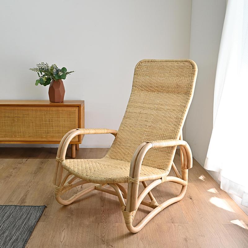 籐の椅子 パーソナルチェア 寝椅子 折りたたみ 和室 C101N 爆買