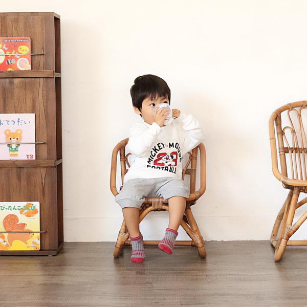 キッズチェア ラタンチェア おしゃれ コンパクト 椅子 籐 北欧