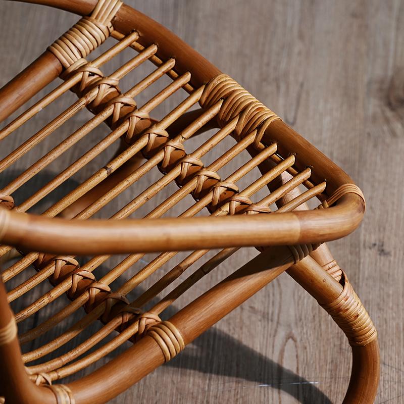キッズチェア ラタンチェア おしゃれ コンパクト 椅子 籐 北欧