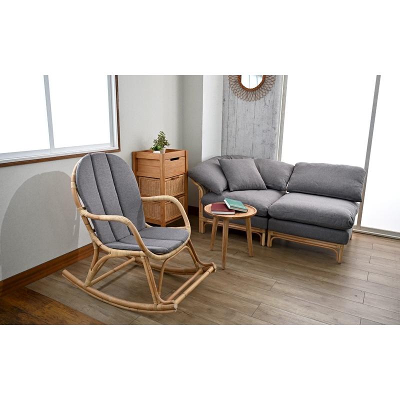 ロッキングチェア 籐の椅子 ラタン おしゃれ 北欧 C2912NX 爆買