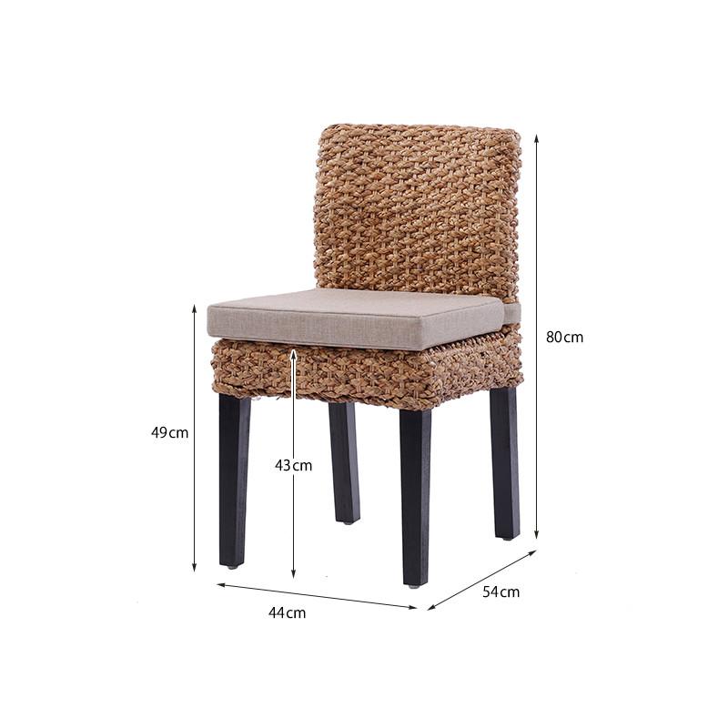 ダイニングチェア 単品 アジアンチェア おしゃれ 木製 ウォーター