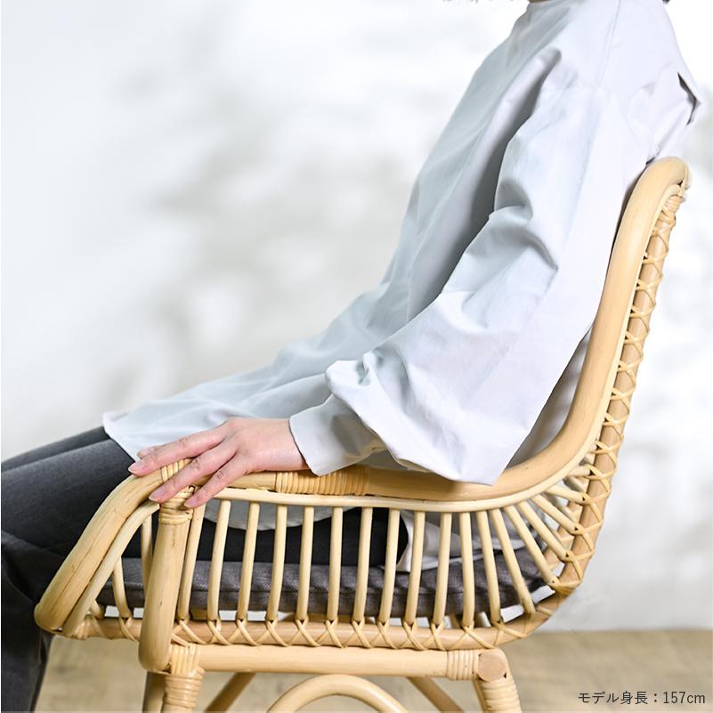 アジアン家具 ダイニングチェア ラタン クッション C360NDK 爆買