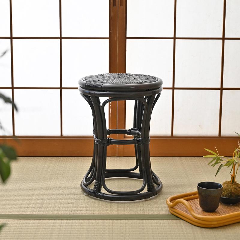 藤中助平いす 籐の椅子 スツール 腰掛け 脱衣所 脱衣場 玄関 和風 軽い 母の日