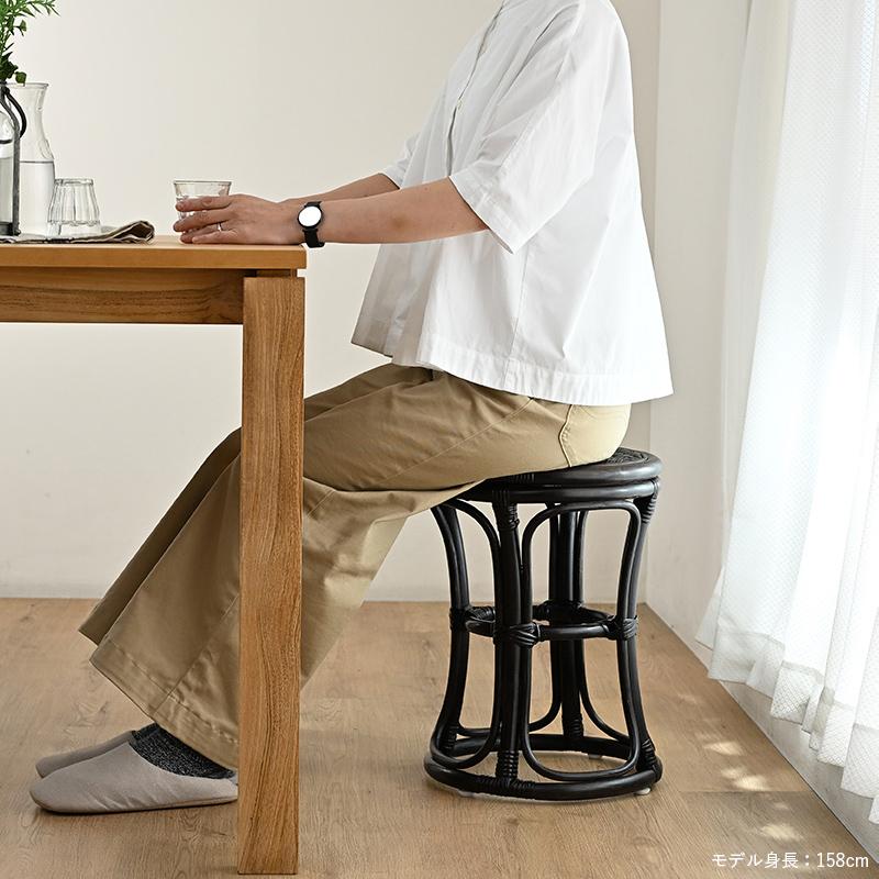 藤中助平いす 籐の椅子 スツール 腰掛け 脱衣所 脱衣場 玄関 業務用 備品 母の