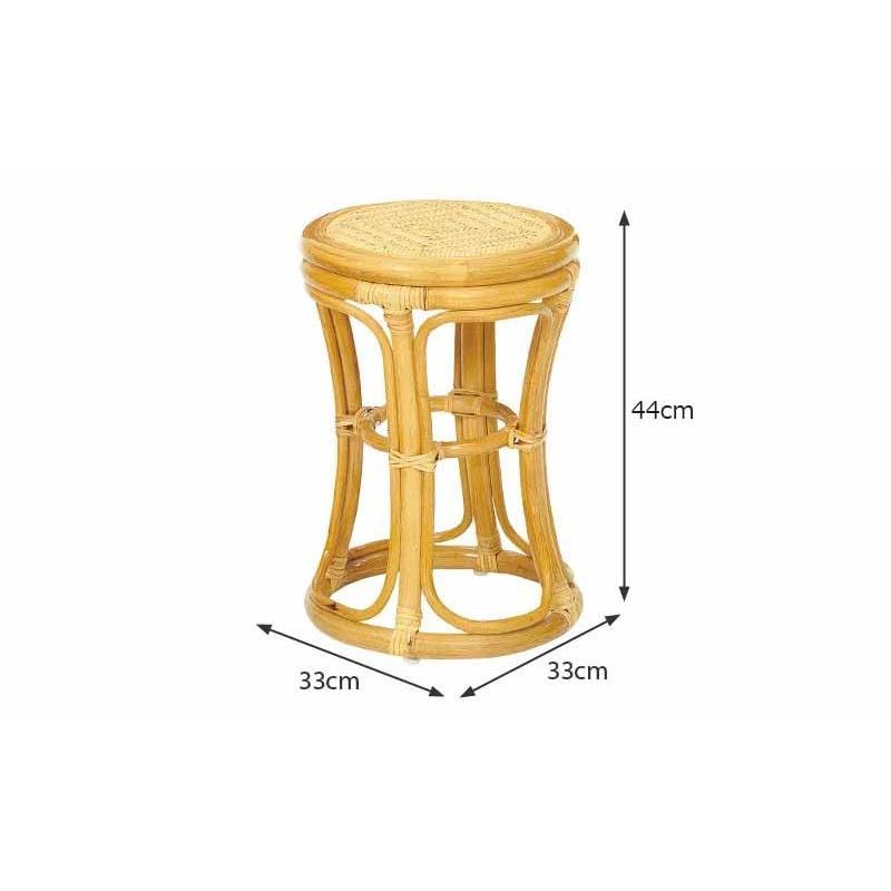 籐の椅子 スツール 腰掛け 脱衣所 脱衣場 玄関 業務用 備品  母の日 父の日 敬老の日 C4121H｜landmark｜07